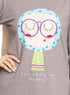 Forest Grey Printed Long - Sleeve Design 37 - Khotwh